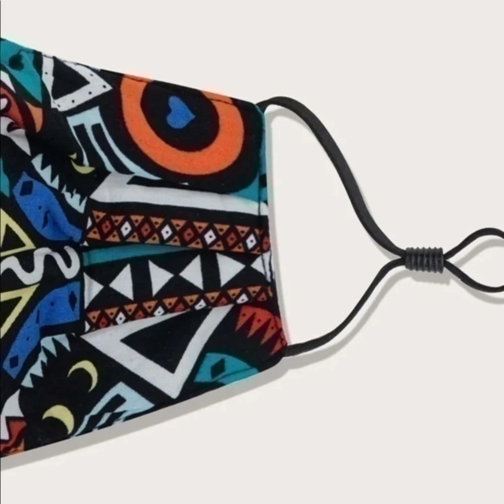 💋 Face mask 😷  Tribal colorful rainbow